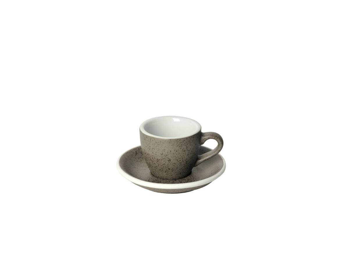 Loveramics | Egg 80ml Espresso Cup &amp; Saucer - Potters Colours
