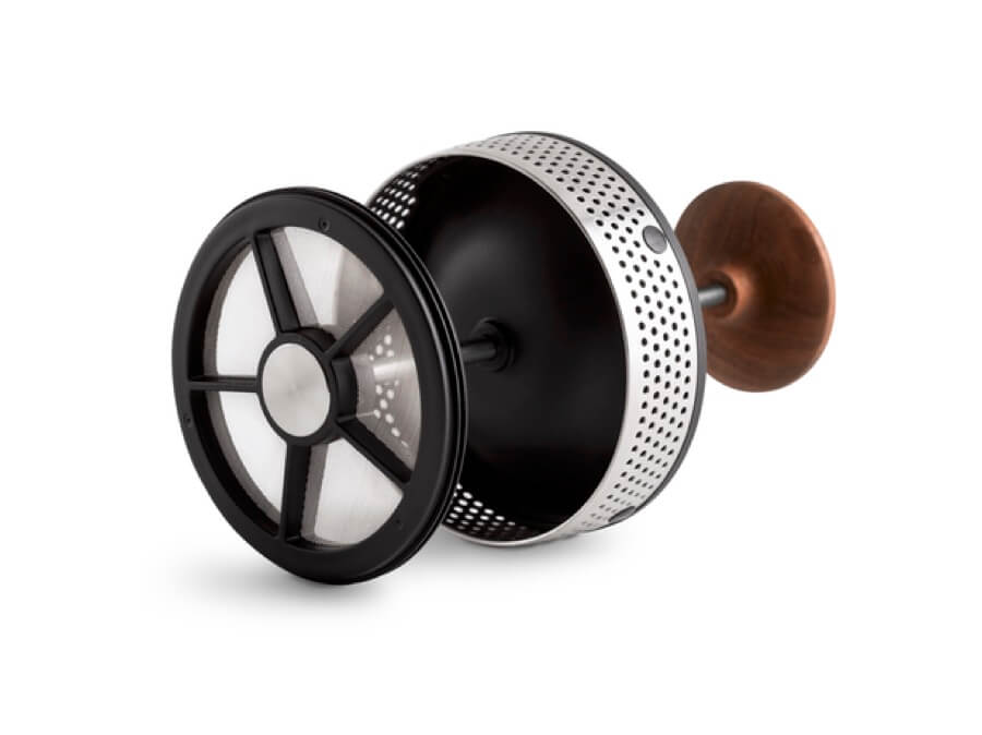 Fellow | Clara French Press - Matte Black w. Walnut