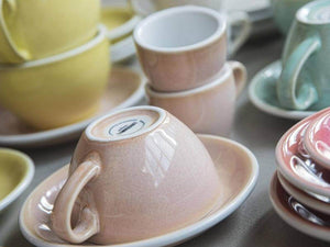 Loveramics | Egg 250ml Cappuccino Cup & Saucer - Potters Colours