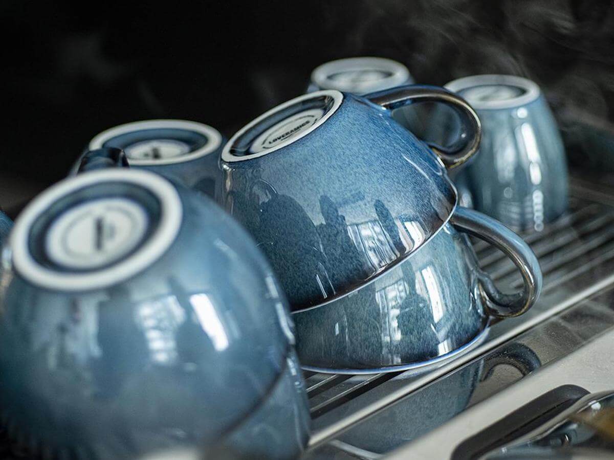 Loveramics | Egg 300ml Latte Cup & Saucer - Potters Colours