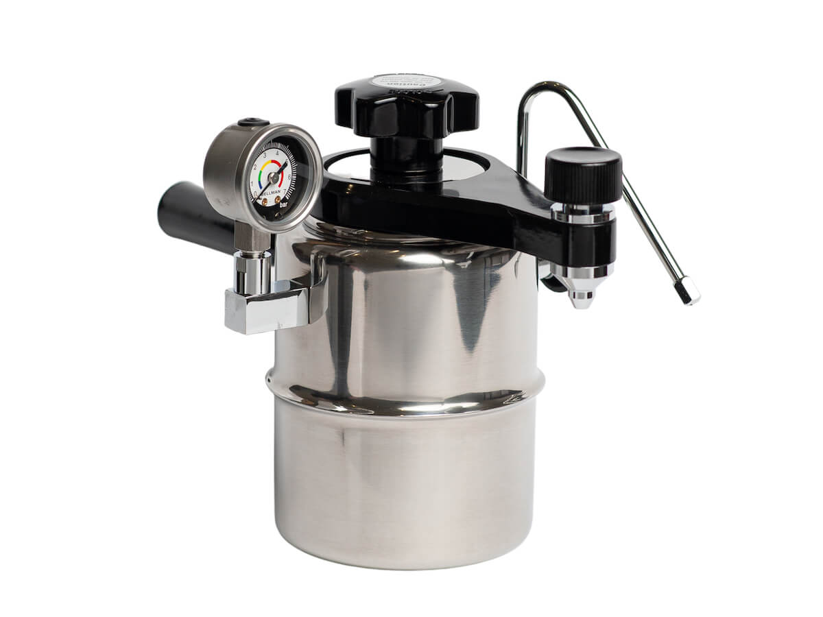 Bellman | Stovetop Espresso Maker &amp; Steamer w. Pressure Gauge (Open Box)