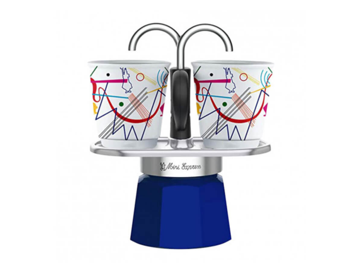 Bialetti | 2-Cup Mini Express Stovetop Espresso Maker - Arte Collection