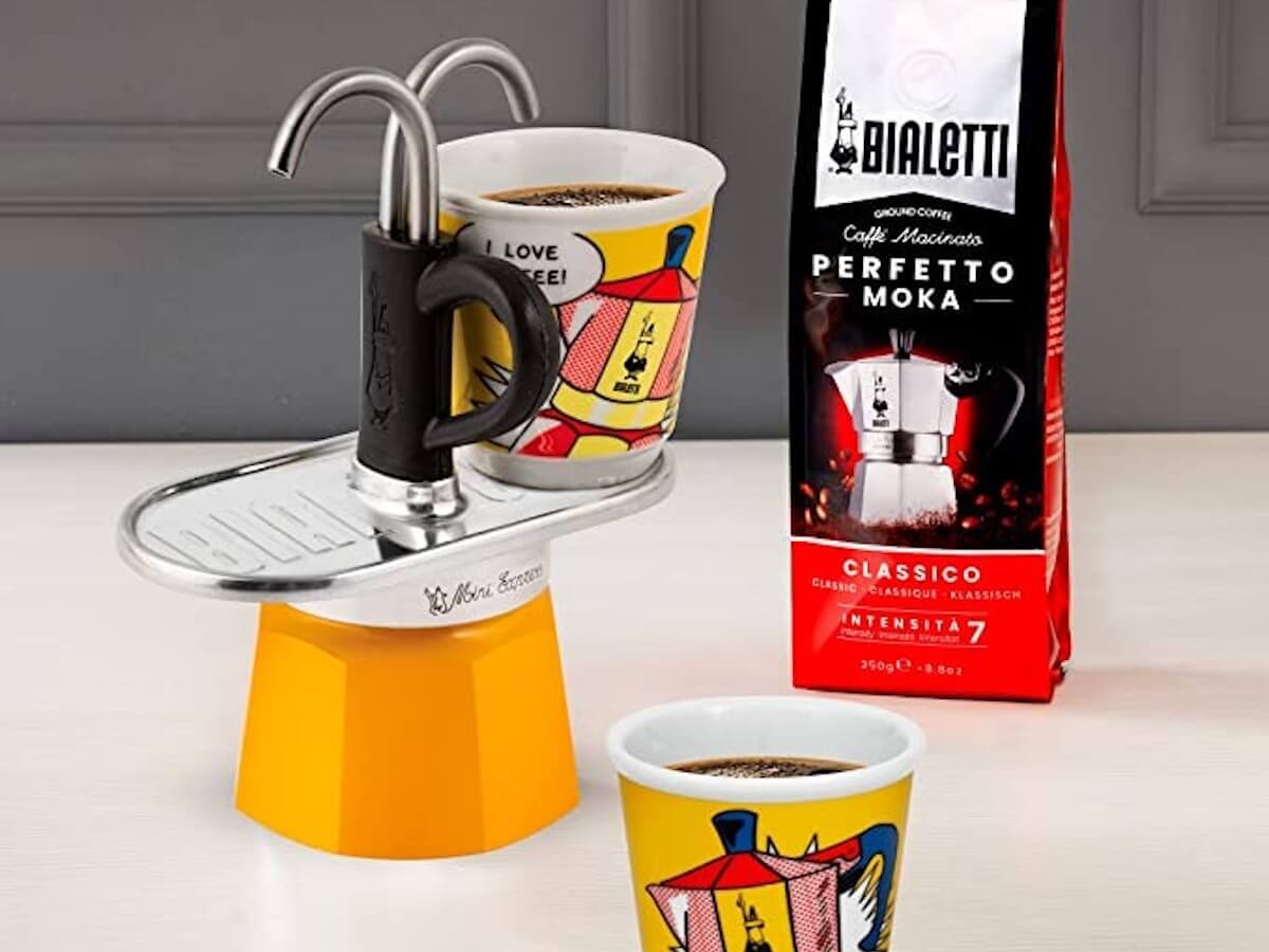 Bialetti | 2-Cup Mini Express Stovetop Espresso Maker - Arte Collection
