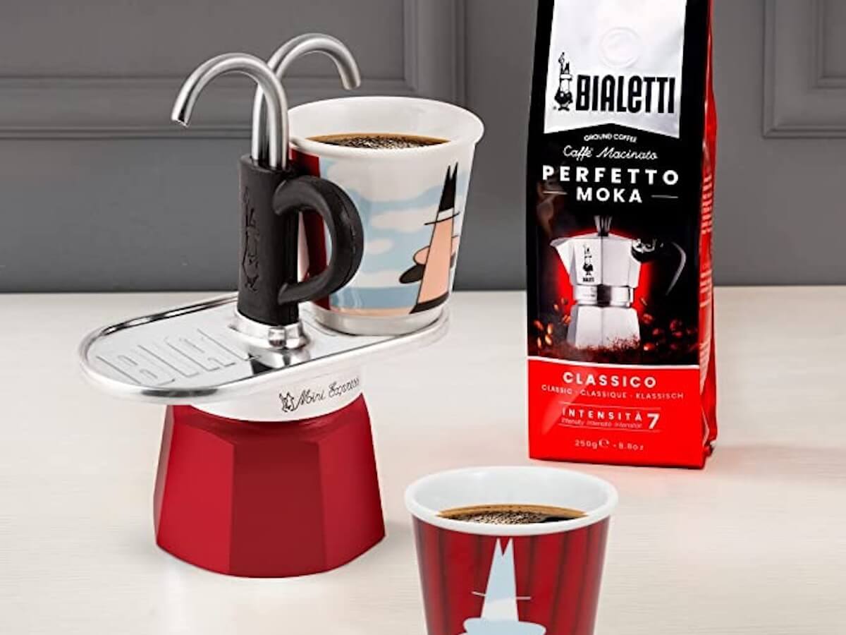 Bialetti Mini Express 2 Cups Espresso Maker – Red - Espresso Club Egypt