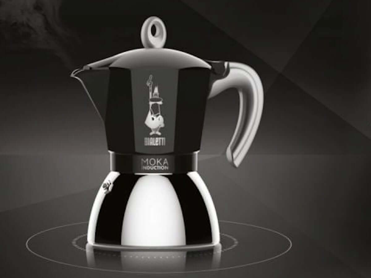  Bialetti Mini Express Induction Coffee Maker, Aluminium, Black,  2 Cups: Home & Kitchen
