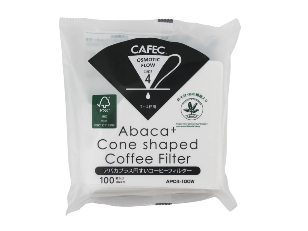 CAFEC | Abaca Trapezoid Coffee Paper Filters (100pk