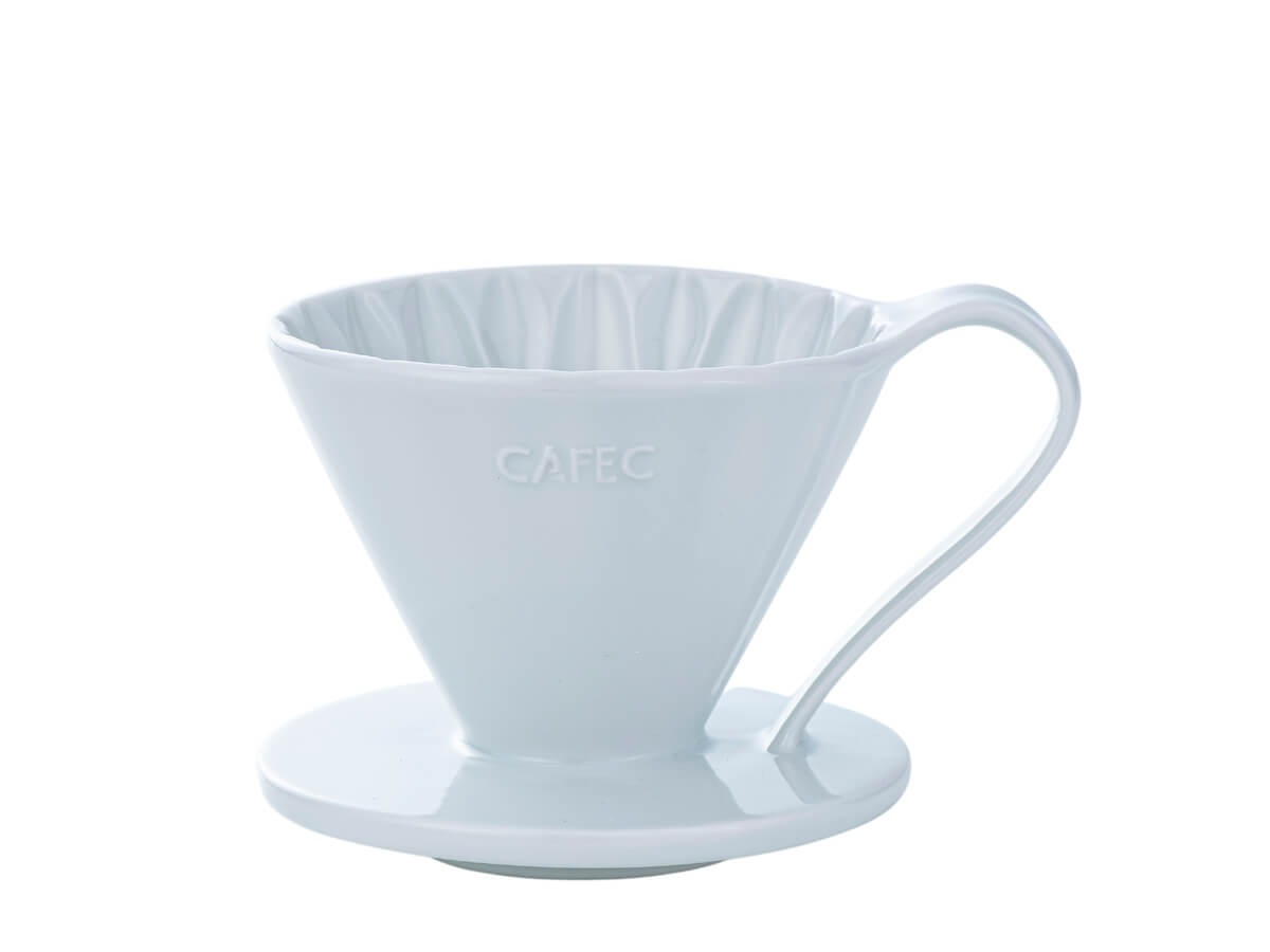 CAFEC | Porcelain Flower Dripper - 1 Cup - Thumbnail 5