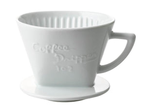 CAFEC | Porcelain Trapezoid Dripper - 102 (3-5 Cup)