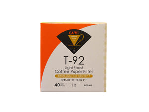 CAFEC | Light Roast Coffee Paper Filters (40pk)