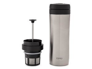 Espro | P1 Travel Press - Brushed Stainless