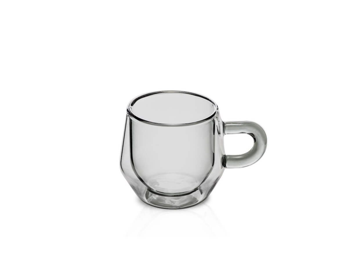 CANVAS 2pc Double Wall Glass Cups, Dishwasher Safe, 384-mL