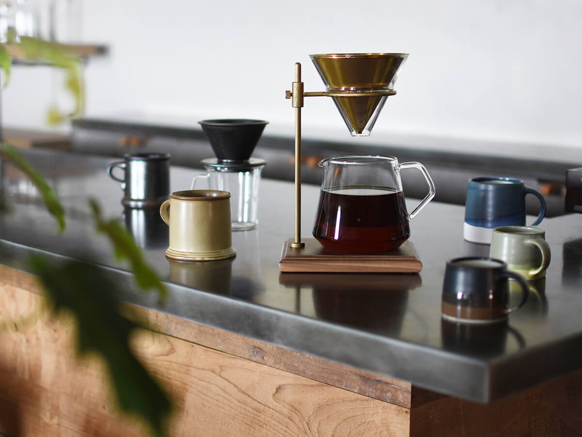 Kinto | Slow Coffee Style Mug - Moss Green / Yellow - CAFUNE - Serveware - Canada