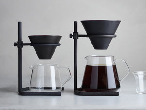 Kinto | Slow Coffee Style Brewer Stand Set - Black - CAFUNE - Brewing Equipment - Canada