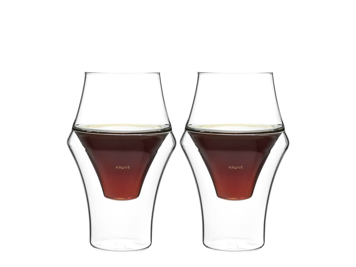 Kruve - Excite & Inspire | Coffee Glasses | Clear | 150ml x 2