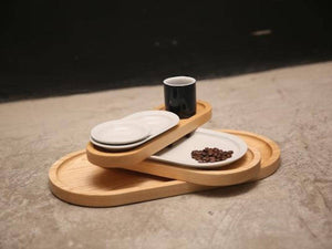 Loveramics | Er-Go! System Solid Ash Wood Platter - Large