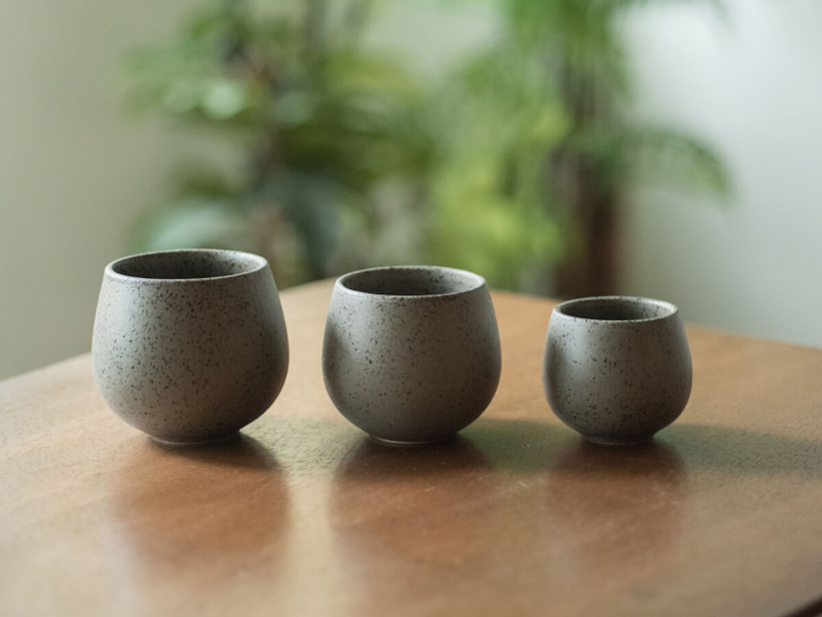 Loveramics | Nutty Tasting Cup - Granite